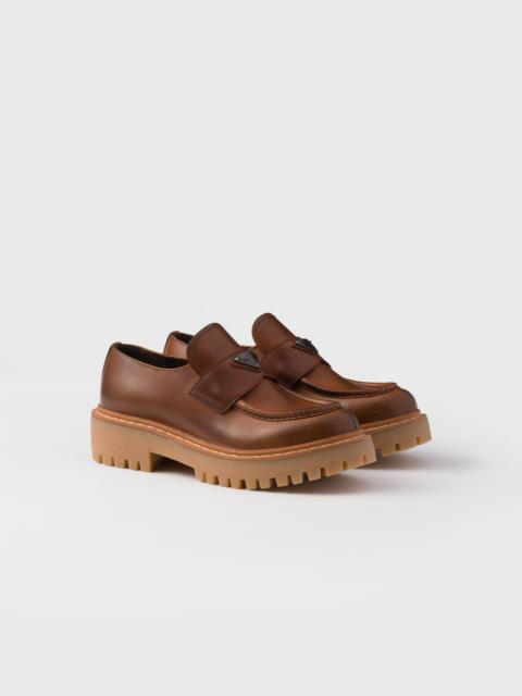 Leather loafers