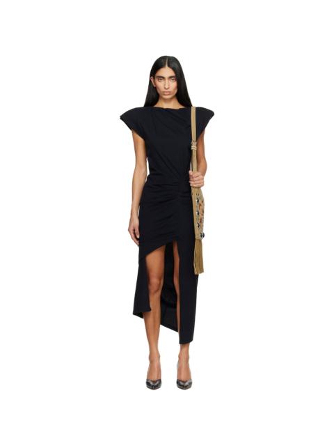 Isabel Marant Black Nadela Midi Dress