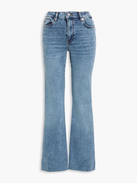 FRAME Le Easy Flare high-rise flared jeans