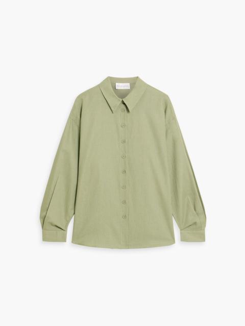 Other Designers Cotton and linen-blend shirt