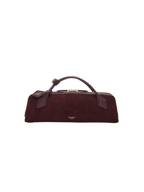Alaïa Le Teckel Leather Clutch burgundy