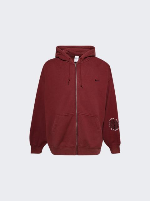 Nike X Martine Rose Mrs Hoodie Team Crimson And White