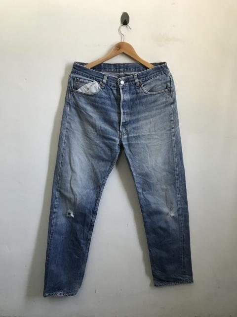 Other Designers Vintage Levis 501 Made in USA Distressed Denim Jeans