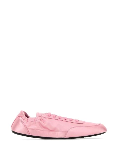Prada Prada Women Pink Satin Collapse Sneakers