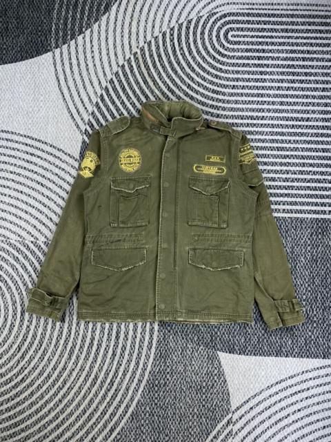 Other Designers Japanese Brand - Vtg Patigues M-65 Military Field Patches Jacket