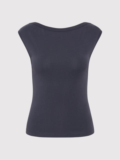 ST. AGNI Organic Cotton Ballerina Top - Storm
