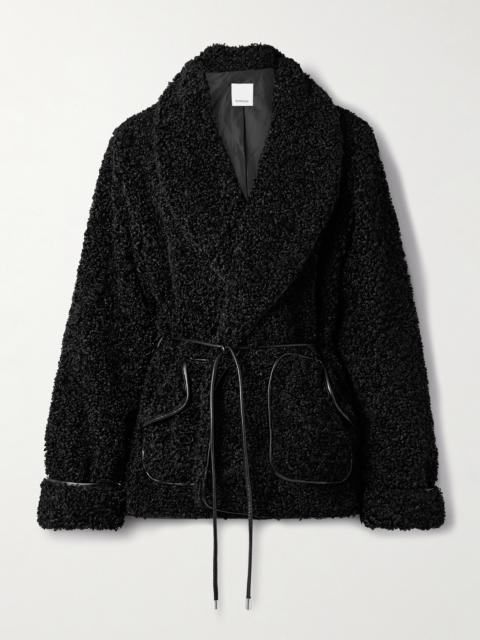 SIMKHAI Kima Belted Fleece Jacket