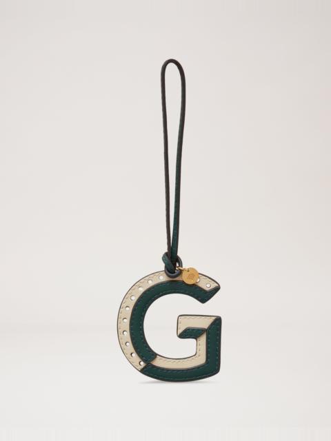 Mulberry Bi-Colour Leather Keyring - G
Mulberry Green & Chalk Silky Calf
