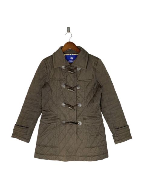 Vintage Burberry London Nova Check Quilted Coat Size 40