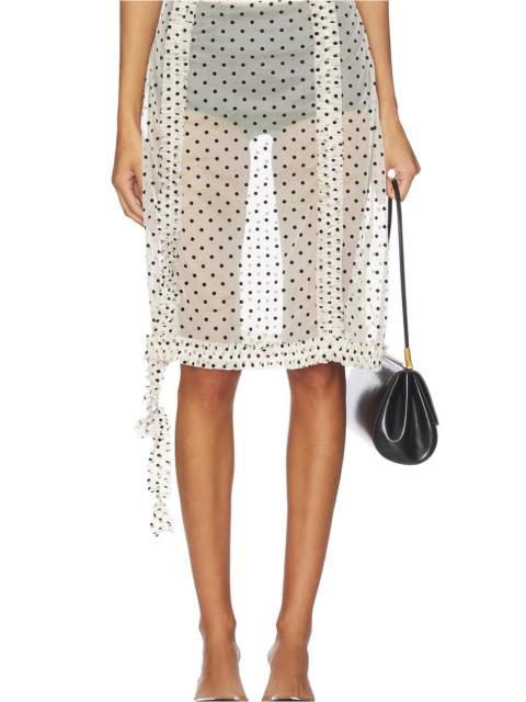 rokh Frilled Basic Skirt