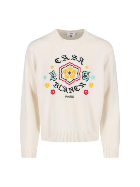 CASABLANCA EMBLEM SWEATER