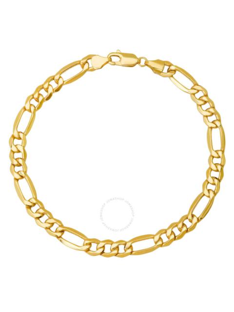 Other Designers Kylie Harper Men's THICK 14k Yellow Gold 8.5" 6mm Classic Figaro Chain Bracelet