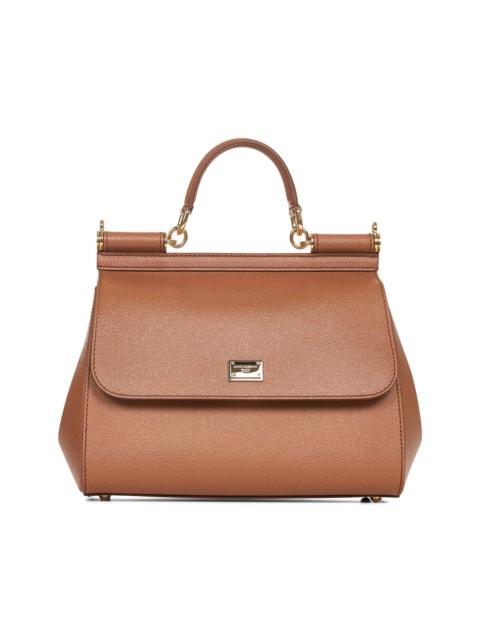 Dolce & Gabbana Camel large Sicily handbag