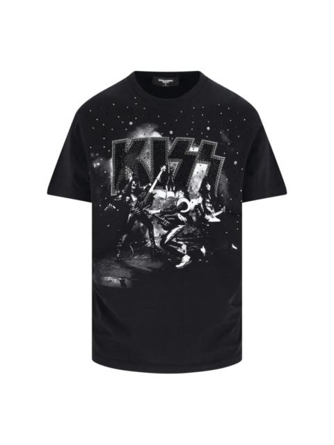 DSQUARED2 X KISS T-SHIRT "CIGARETTE FIT"