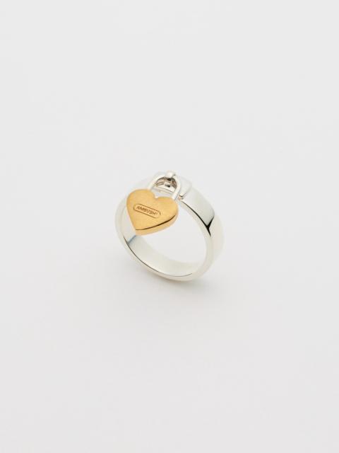 Ambush HEART PADLOCK RING