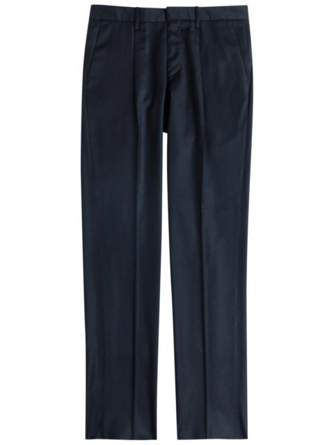 LARDINI Lardini Wool and Cashmere-blend Trousers