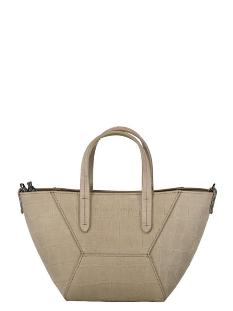 Brunello Cucinelli Mini BC Duo Bag - Chocolate Chip