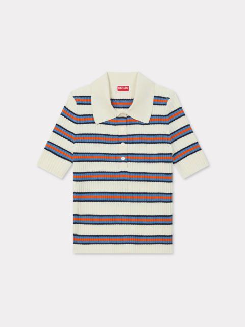 KENZO 'KENZO Coast Lines' knitted polo in cotton