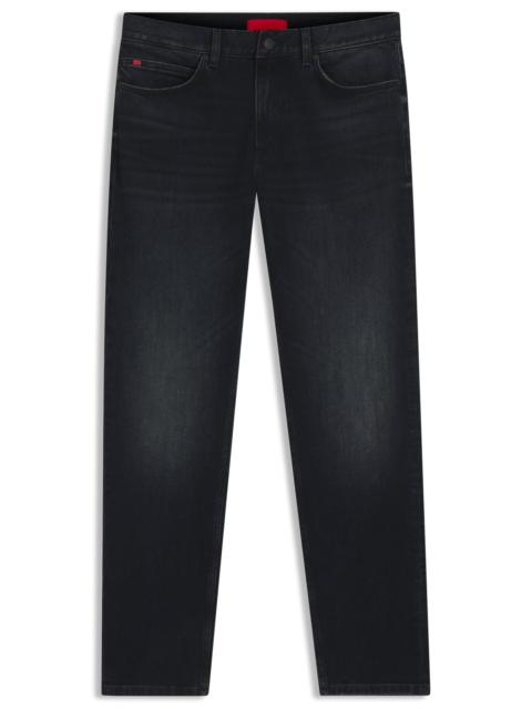 HUGO SLIM-FIT JEANS IN DARK-BLUE STRETCH DENIM