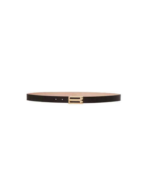 Victoria Beckham FRAME BUCKLE BELT BLACK