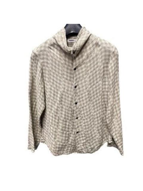 ISSEY MIYAKE 🔥ARCHIVE🔥Issey Miyake Plantation Textured Checkered Shirt