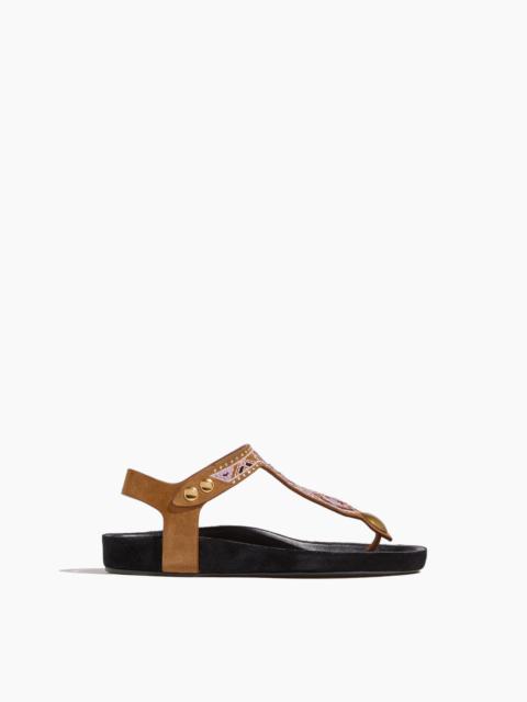 Isabel Marant Enore Sandal in Cognac
