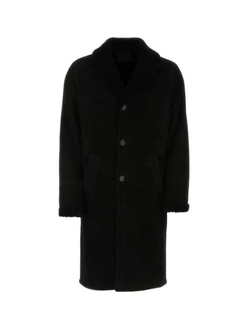 Black Shearling Coat