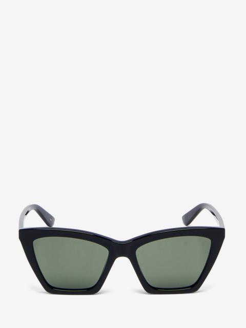 Alexander McQueen Spike Geometric Cat-eye Sunglasses