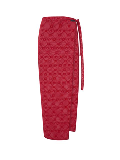 Marine Serre Moonogram meshflock cover-ups