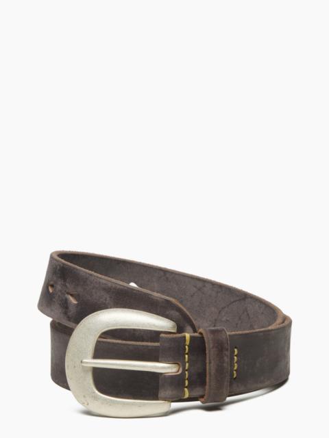 FULLCOUNT 6210 WILD LEATHER BELT BLACK
