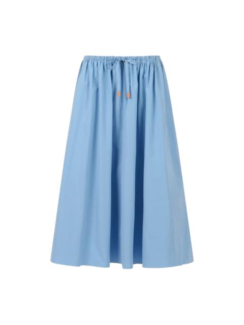Marni Cotton Poplin Drawstring Skirt