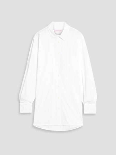 CAROLINA HERRERA Oversized cotton-poplin shirt