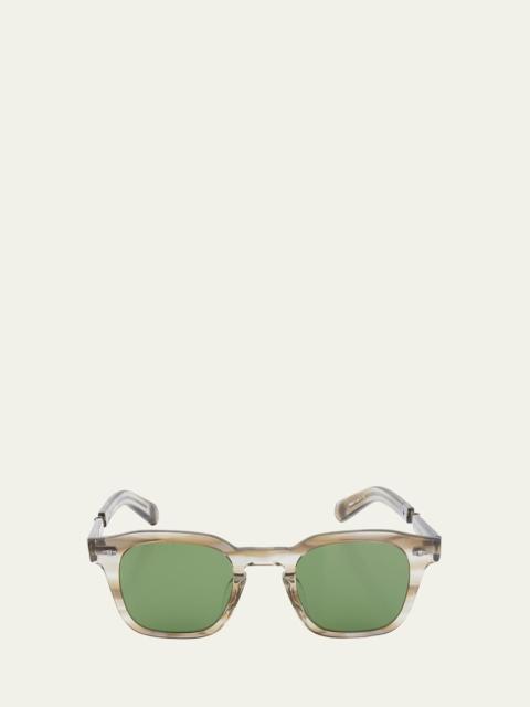 Mr. Leight Men's Adonis S Square Sunglasses