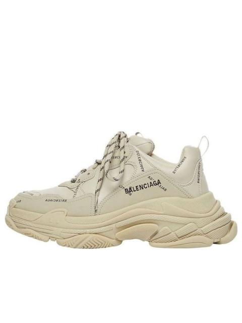 (WMNS) Balenciaga Triple S Sneaker 'All Over Logo - Beige' 524039W2FA19710