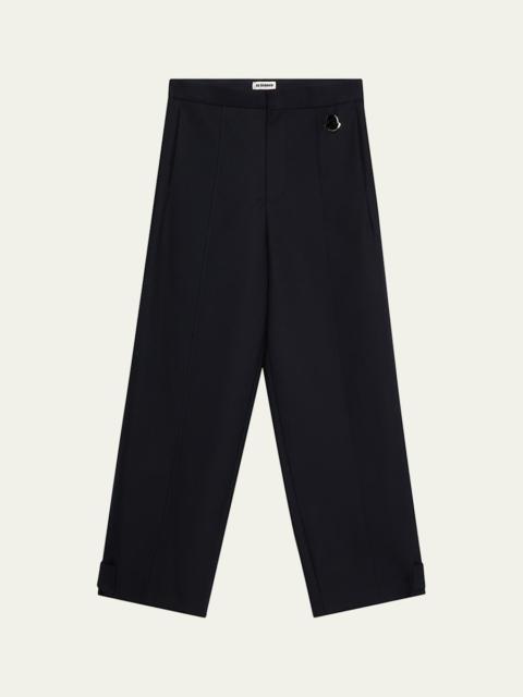 Jil Sander x JIL SANDER Men's Wool Gabardine Tailored Pants