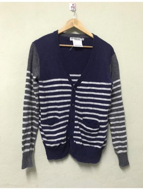 Other Designers Cardigan - Vintage Katharine Hamnett striped knit Wools Cardigan
