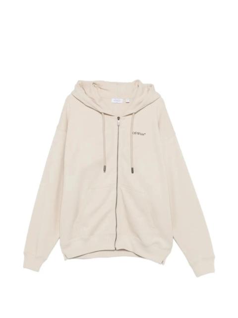 Off-White Off White Men `Half Arrow Skate` Zip Hoodie
