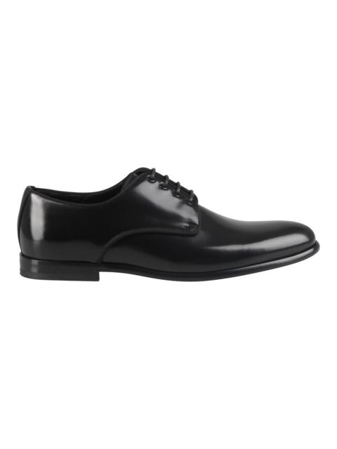 Dolce & Gabbana Dolce & Gabbana Men Derby In Pelle Di Vitello Spazzolata