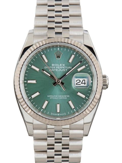 ROLEX Pre-owned Rolex Datejust 36 Ref 126234 Green Dial