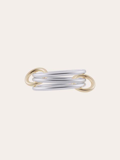 Spinelli Kilcollin Solarium 18K Gold Sterling Silver Linked Rings