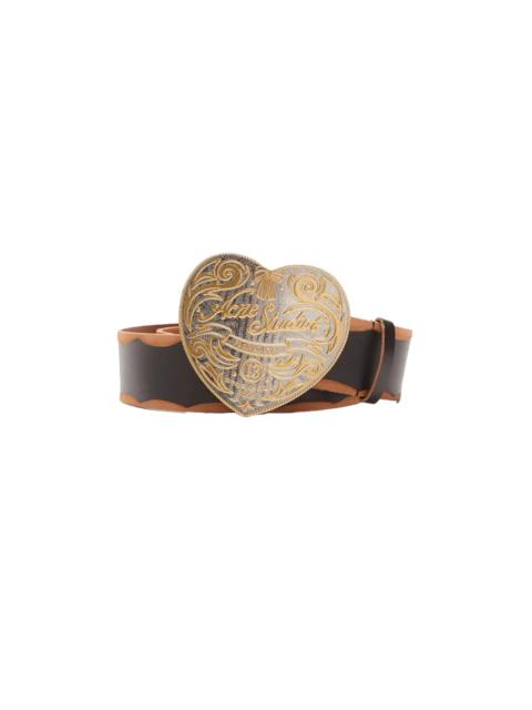 Acne Studios Acne Studios Heart Buckle Belt Black/Camel