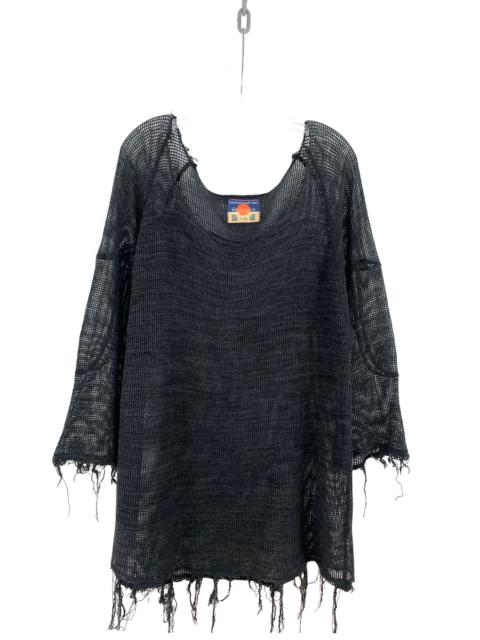Blackmeans - Distressed Mesh Shirt