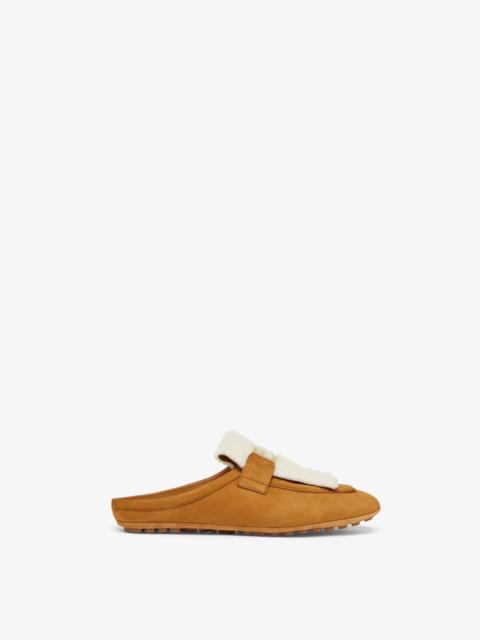 FENDI Fendi Baguette Nubuck Sabots