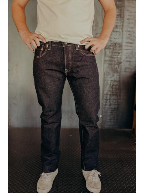 Iron Heart 19OZ LEFT HAND TWILL SELVEDGE DENIM SLIM TAPERED CUT JEANS - INDIGO IH-777S-19L