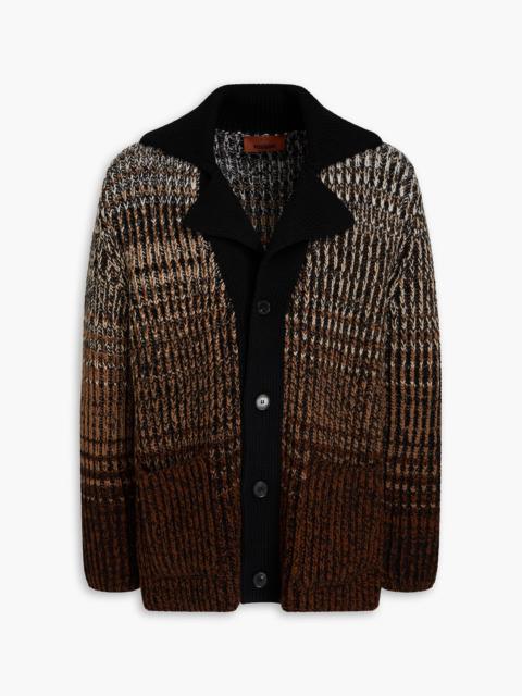 Missoni Ribbed dégradé wool cardigan