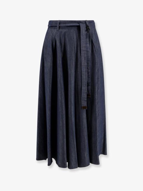 Max Mara Women Amanda Denim Skirt