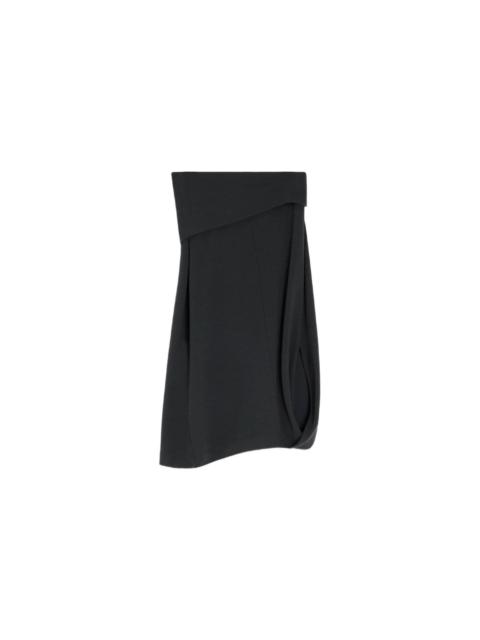 Lemaire TWISTED HEM SKIRT (ANTHRACITE)