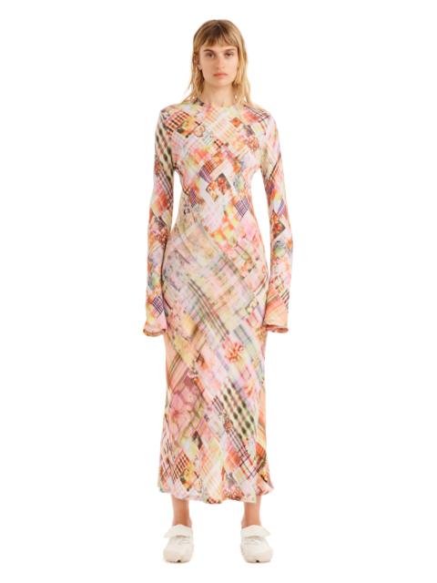 Collina Strada MULTI PLAID YURI DRESS