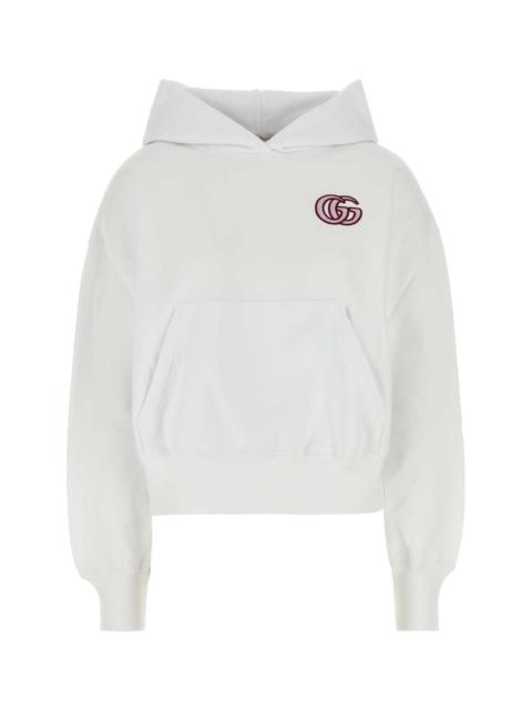 GUCCI Gucci Women White Cotton Sweatshirt