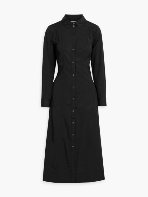 VERONICA BEARD Goldie cotton-blend poplin midi shirt dress
